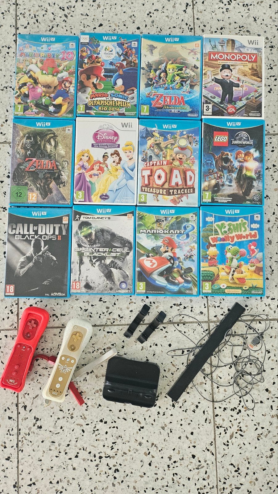Meerdere spelletjes Nintendo Wii u + accessoires, Games en Spelcomputers, Spelcomputers | Nintendo Wii U, Ophalen