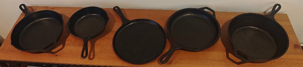 Lot de poêles en fonte marque LODGE, Maison & Meubles, Cuisine | Casseroles & Poêles, Comme neuf, Enlèvement, Autres marques, Compatible lave-vaisselle