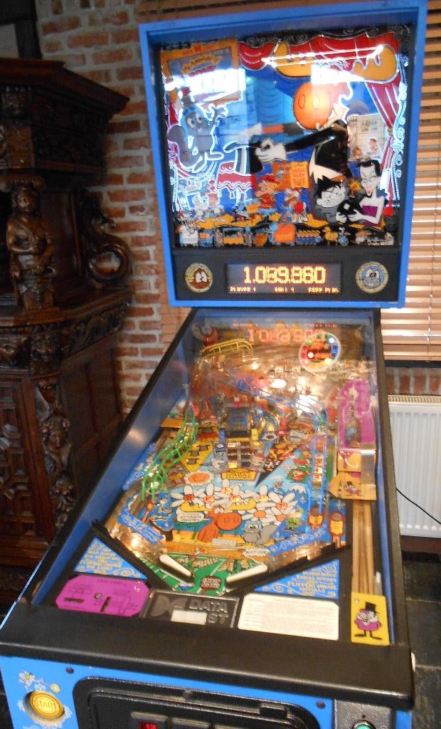 Pinball Pinball Rocky & Bulwinkle et ses amis Data East, Collections, Machines | Flipper (jeu), Comme neuf, Mécanique, Data East