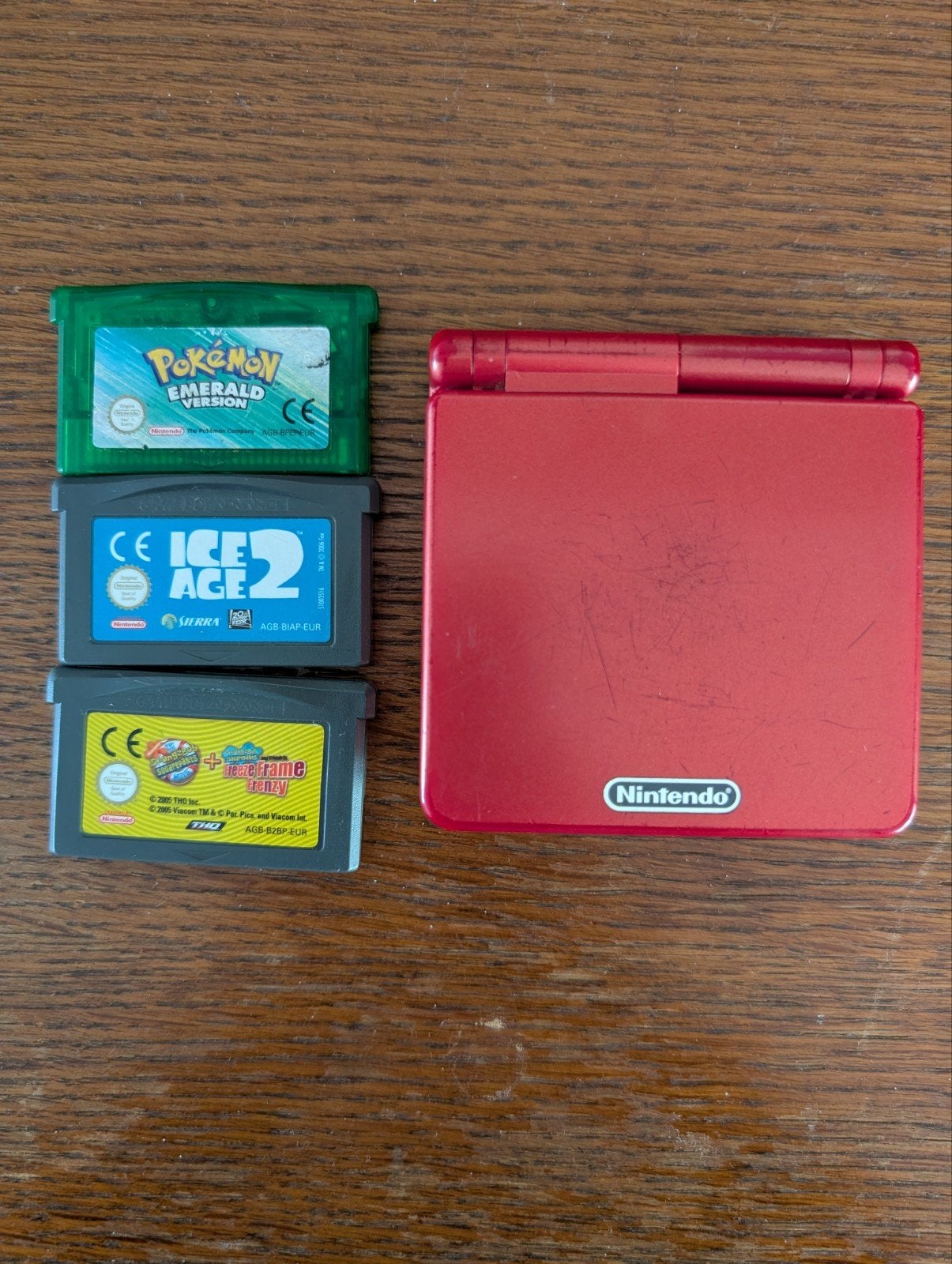 Game Boy Advance SP + 3 spellen, Games en Spelcomputers, Ophalen of Verzenden, Gebruikt
