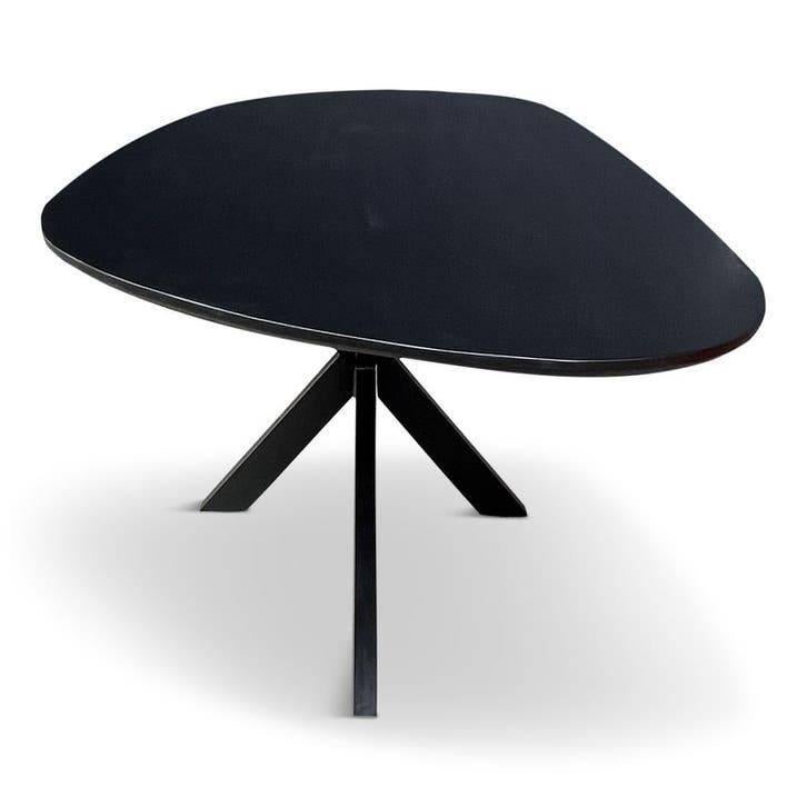 Table de salle à manger de luxe en mangue noire biologique, Enlèvement ou Envoi