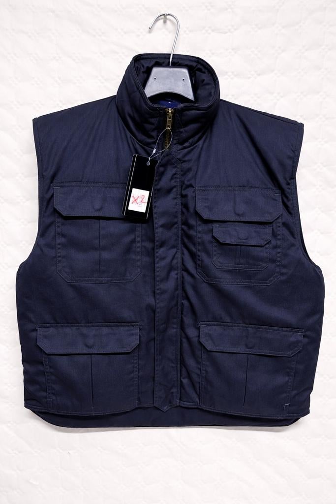 Gilet tactique MIL-TEC multi-poches bleu marine hiver, Neuf, Enlèvement ou Envoi, Bleu, Mil-tec