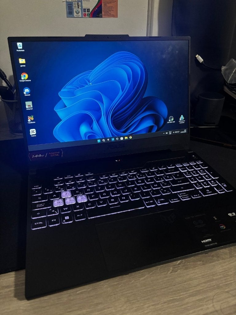 Asus TUF Gaming F15 i5-12500H RTX 3050 512GB – met doos, Met videokaart, 15 inch, 8 GB, Ophalen of Verzenden