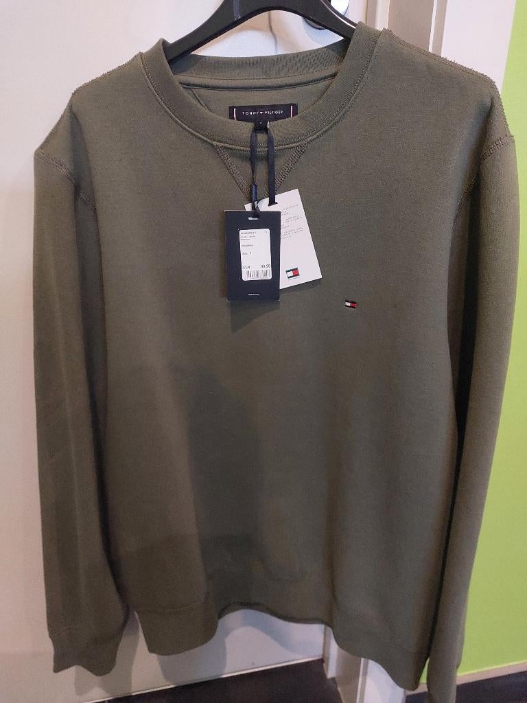 Groene tommy hilfiger heren trui  ( nieuw maat S), Kleding | Heren, Truien en Vesten, Ophalen, Nieuw, Tommy hilfiger, Groen