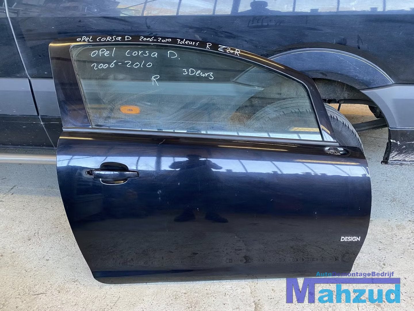 OPEL CORSA D Rechts rechter deur portier zwart Z20R 3 DEURS, Auto-onderdelen, Gebruikt, Deur, Opel Automobile GmbH, Kontakt@opel-infoservice.de