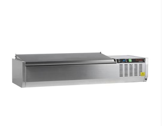 Nieuwe koelvitrine Tefcold GVC33-120 S/S Koelvitrine GN1/4, Ophalen of Verzenden, Nieuw in verpakking, Koelen en Vriezen