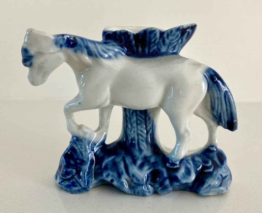 Petit Vase Soliflore Cheval Vintage en Céramique, Antiquités & Art, Enlèvement ou Envoi