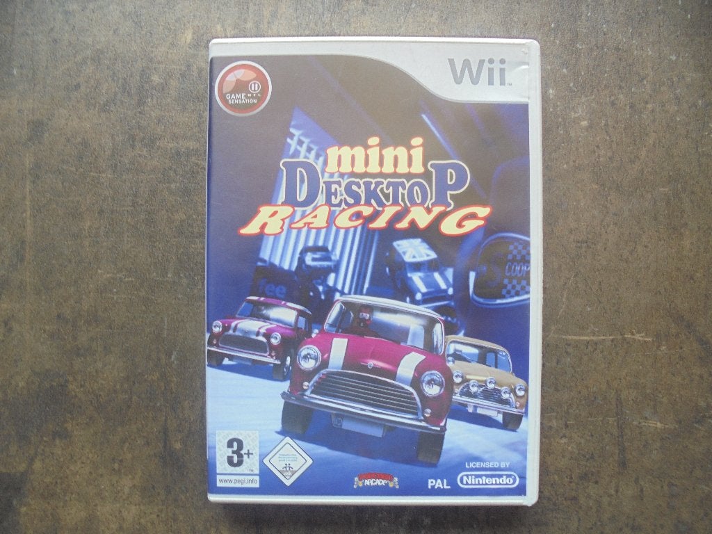 Mini Desktop Racing voor Wii (zie foto's), Consoles de jeu & Jeux vidéo, Enlèvement ou Envoi, Course et Pilotage, Utilisé, À partir de 3 ans