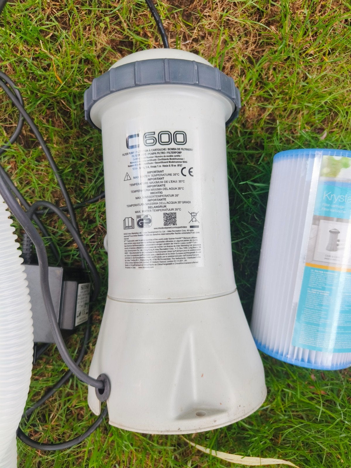 Intex zwembadfilter c600, Enlèvement, Utilisé