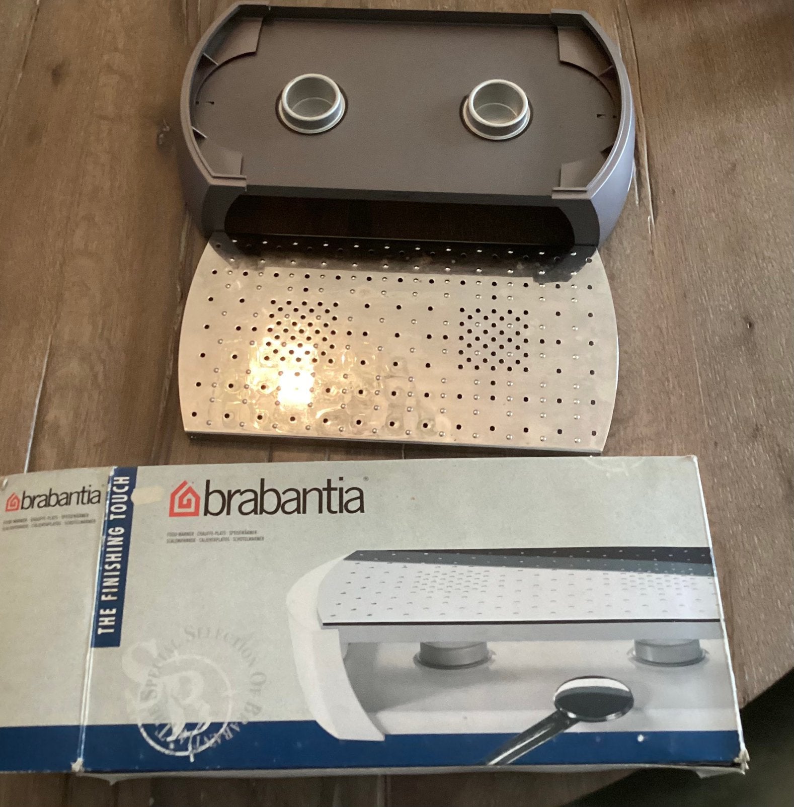 BRABANTIA NIEUWE RECHAUD..mooi ..!! + nog 1 nieuwe €9,95, Neuf, Enlèvement ou Envoi, Autres types, Gris