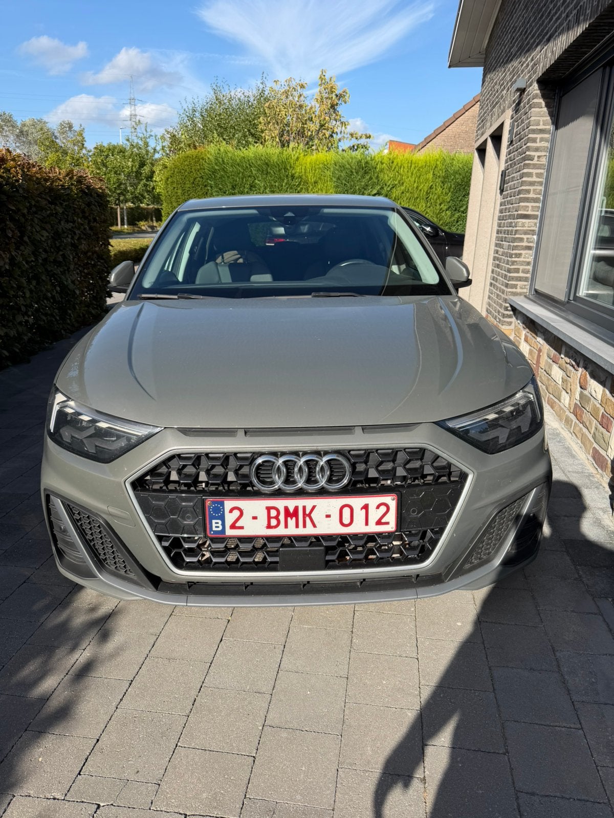 Audi A1 Sportback 25 TFSI Automaat, Auto's, Automaat, A1, Zwart, Lederen bekleding