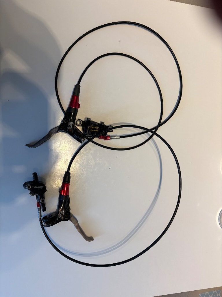 Remset Avid Elixir CR voor en achter shifters en remklauwen, Enlèvement, Utilisé, Freins, Aluminium