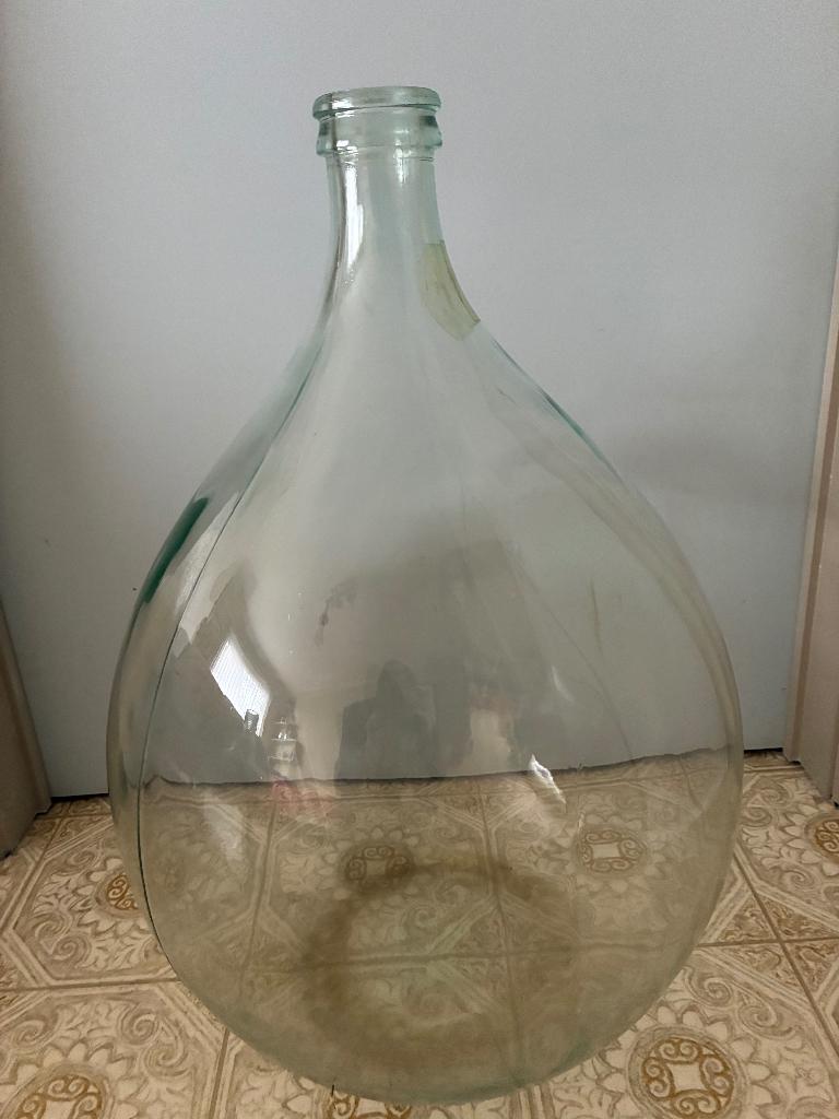 Grote glazenfles mooie vorm, Enlèvement