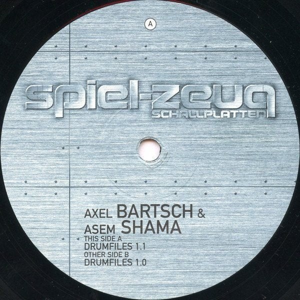 Axel Bartsch & Asem Shama - Drumfiles, Ophalen of Verzenden, Zo goed als nieuw, 12 inch, Techno