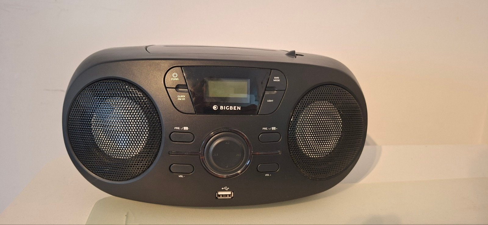 Bigben CD61 Radio / CD-speler met USB & Led (Zwart), Audio, Tv en Foto, Ophalen of Verzenden, Gebruikt, Radio, Met cd-speler