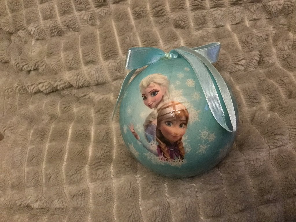 Boule de Noël Disney La Reine des neiges et gl. en patchwork, Collections, Enlèvement ou Envoi, Comme neuf