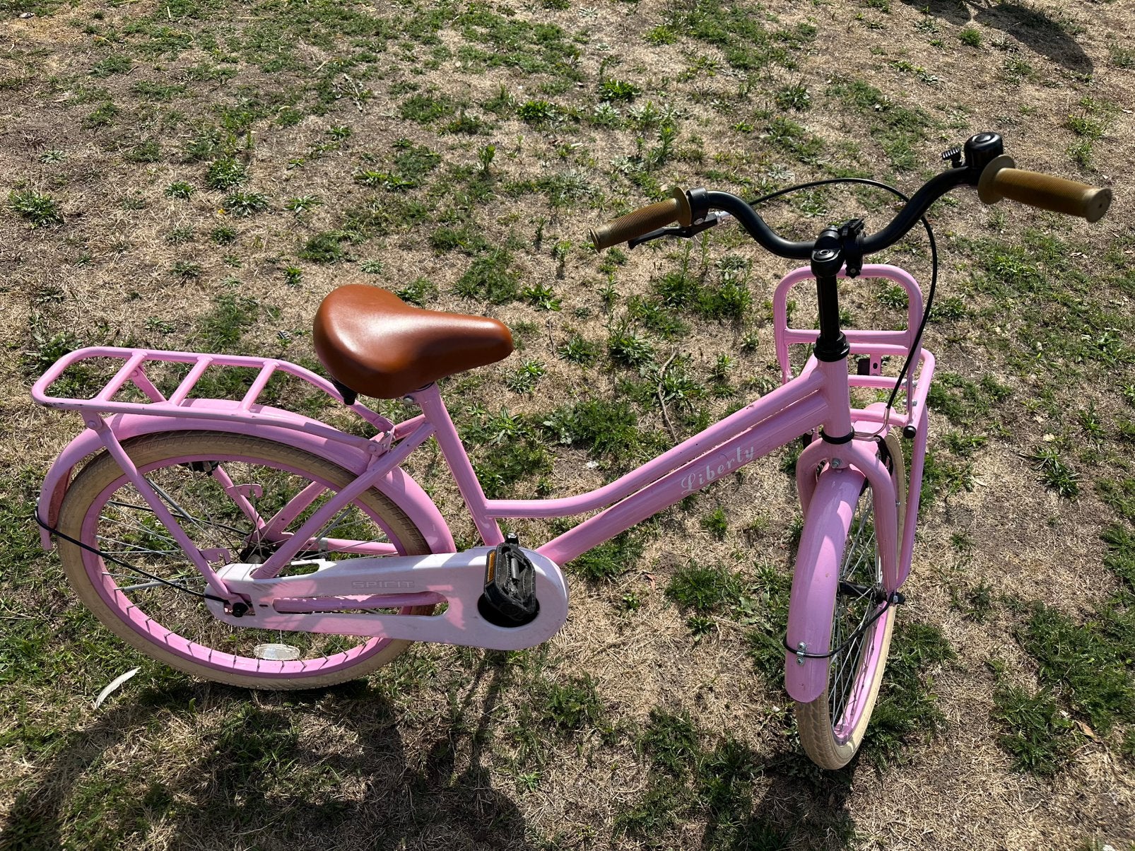 Kinderfiets Liberty, Fietsen en Brommers, Ophalen, Terugtraprem, 22 inch, Gebruikt