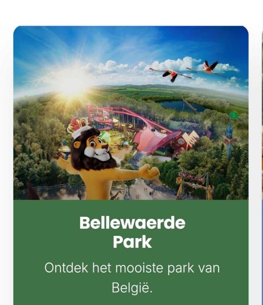 2x Tickets Bellewaerde park, zonder datum, Tickets & Billets