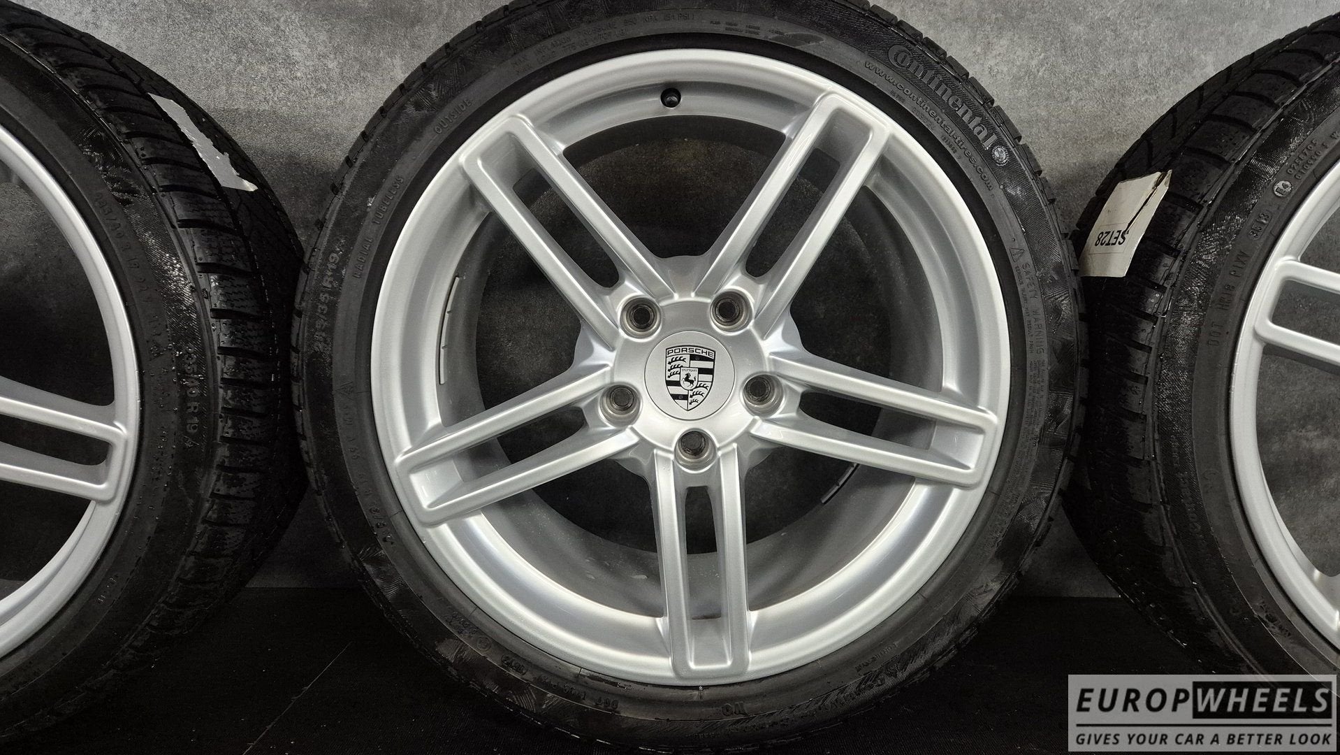 19 inch Porsche carrera 911 991 velgen 19 inch winterbanden, Auto-onderdelen, 19 inch, Gebruikt, -, -