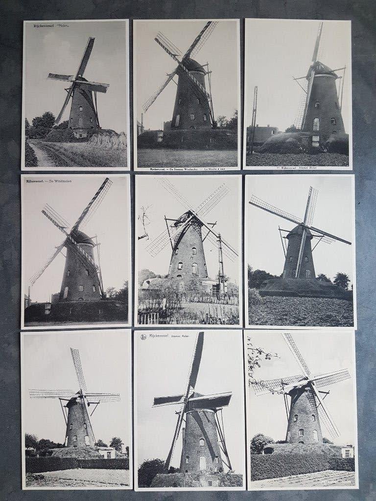 Rijkevorsel Molen Windmolen ( 1 euro/ postkaart ), Verzamelen, Ophalen of Verzenden, Ongelopen, Antwerpen