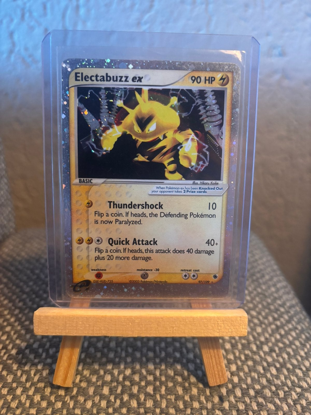 Electabuzz ex 97, Ophalen, Zo goed als nieuw, Meerdere kaarten, Foil