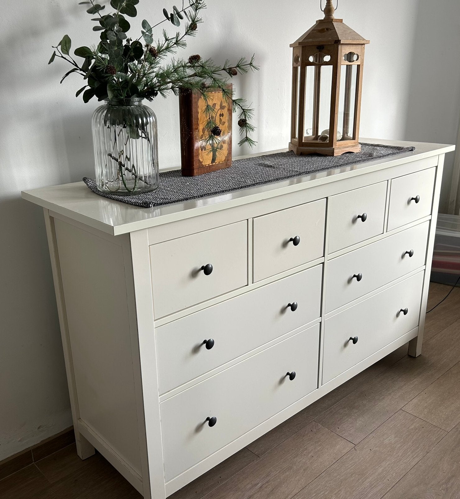 IKEA HEMNES 8 tiroirs, commode/buffet, blanc, 160  96 cm., Maison & Meubles, 25 à 50 cm, Moins de 100 cm, 150 à 200 cm, Enlèvement