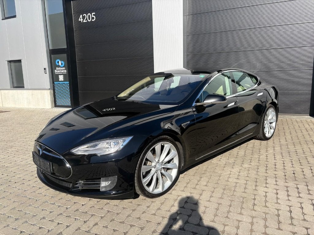 tesla model S P85+, Autos, Tesla, Entreprise, Model S, Électrique, Euro 6, Automatique, Noir, Beige, Cuir et Alcantara, Propulsion arrière