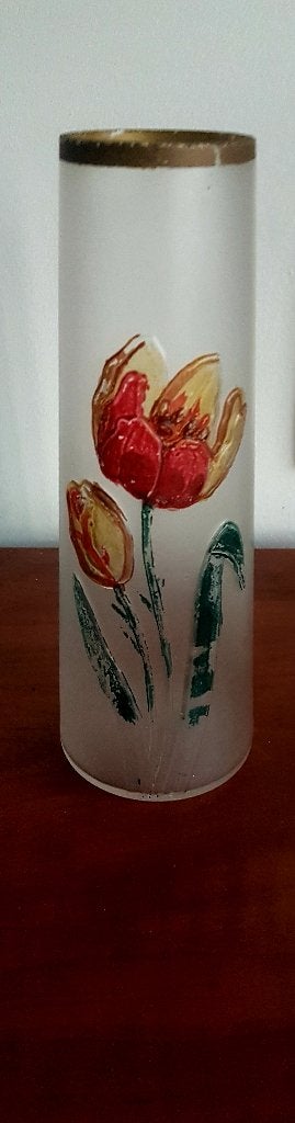 Antiek/art nouveau vaasje, Antiek en Kunst, Antiek | Glaswerk en Kristal, Ophalen