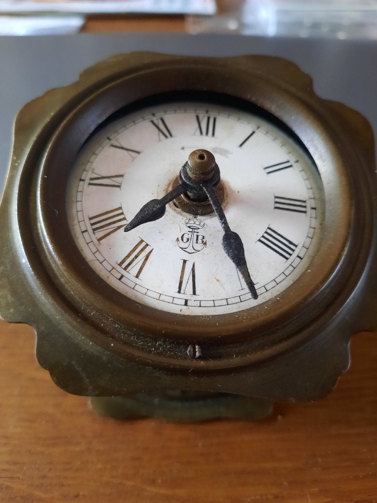 Ancien réveil de voyage laiton, Antiquités & Art, Enlèvement ou Envoi