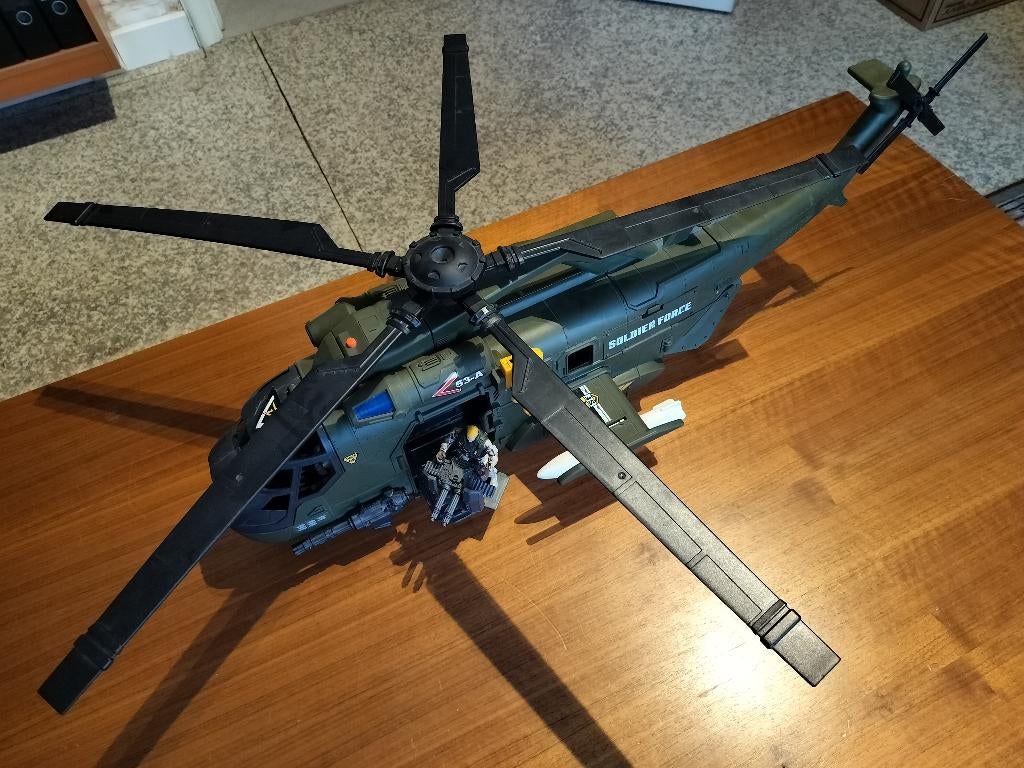 GI Joe scale Militaire gevechtshelicopter, Verzamelen, Ophalen of Verzenden, Zo goed als nieuw