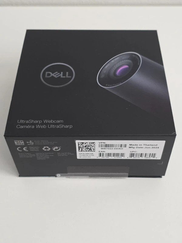 Webcam 4K Dell UltraSharp, Informatique & Logiciels, Webcams, Neuf, Enlèvement ou Envoi, Clip moniteur, Dell