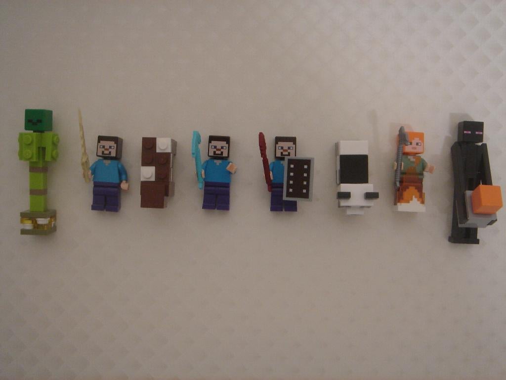 Lego figurines minecraft, Enlèvement ou Envoi, Minecraft, Lego, Minifigurine