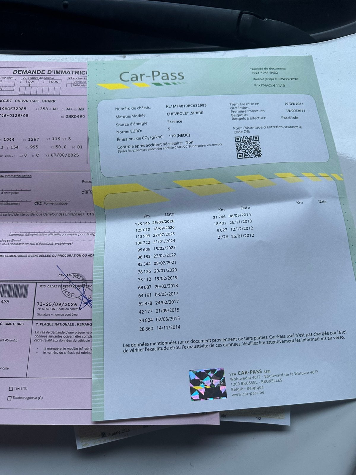 Chevrolet spark 1.0 euro 5 prete à immatriculer, Euro 5, Achat, Boîte manuelle, 5 portes