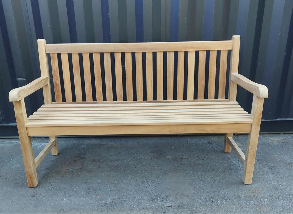 ‼️Teak Tuinbank 150cm NU 249€‼️, Ophalen, Nieuw, Hout