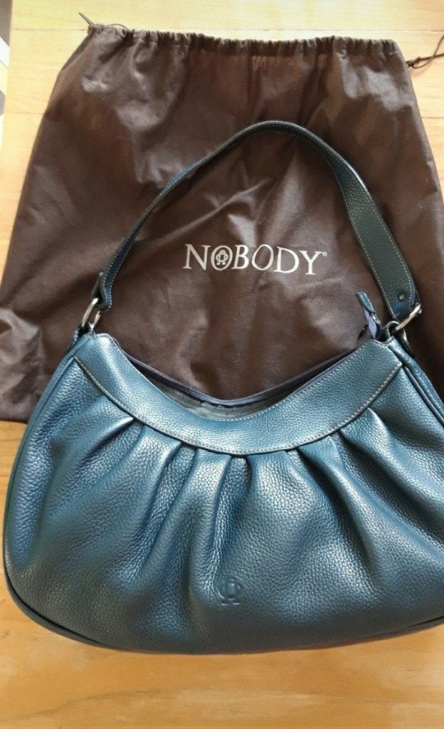 Nobody leren tas voor dames, Handtassen en Accessoires, Ophalen, Zo goed als nieuw, Schoudertasje