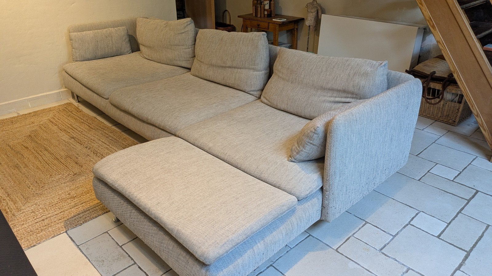 Zetel/longchair, Ophalen