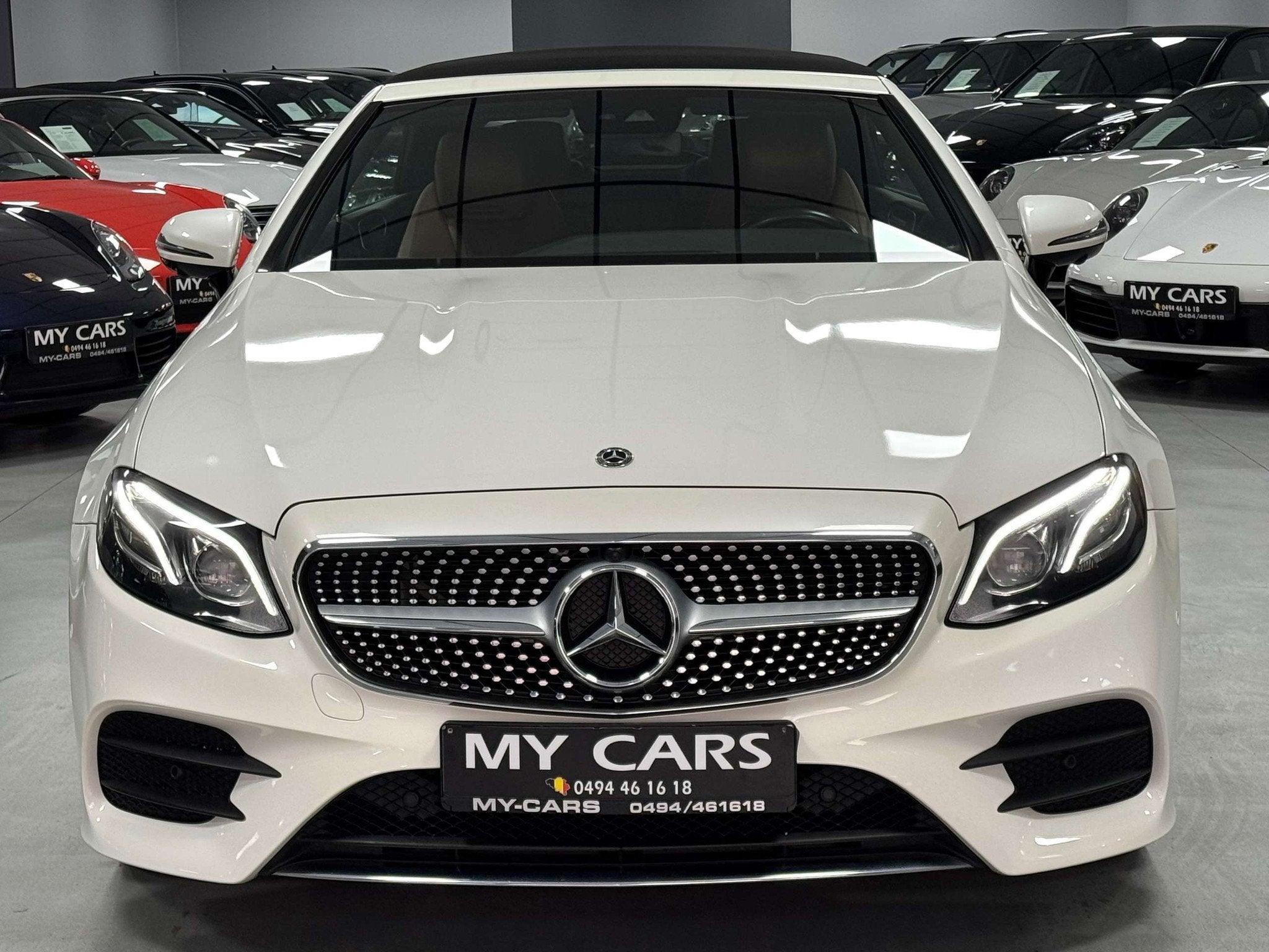 Mercedes-Benz E-Klasse E220 D 194 Cv Cabriolet Pack-AMG Full, Autos, Cuir, 143 kW, Euro 6, Entreprise
