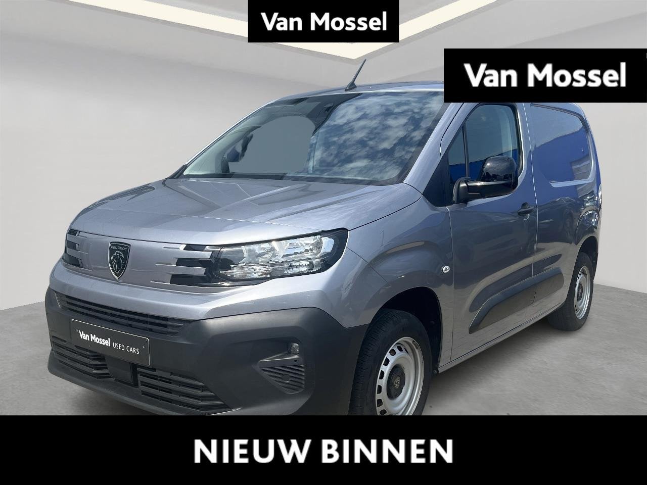 Peugeot Partner 1.5 BHDi L1 Heavy 96kW s/s EAT8, Stof, Gebruikt, Zwart, 4 cilinders