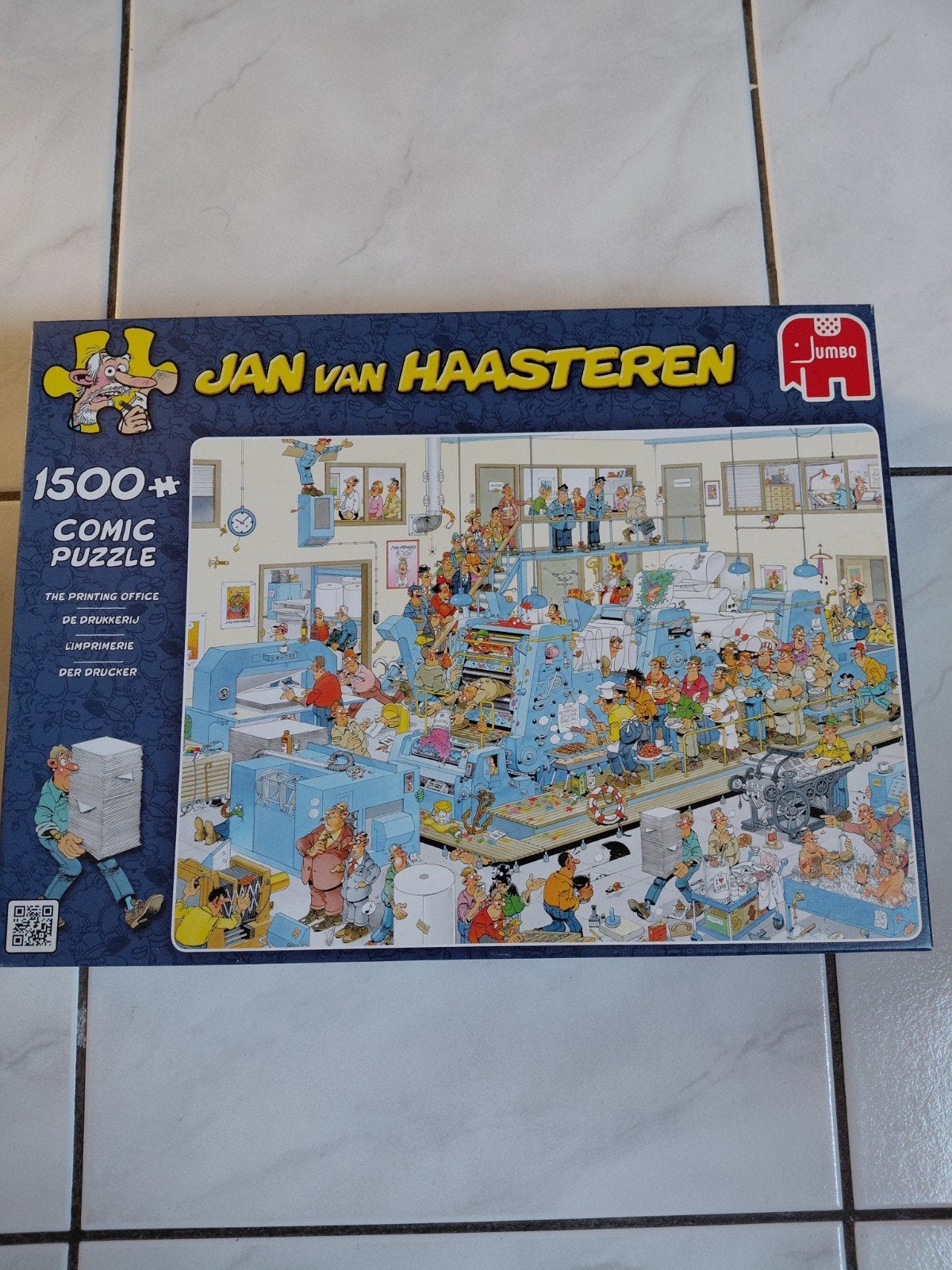 Jan van haasteren 1500st de drukkerij, Ophalen