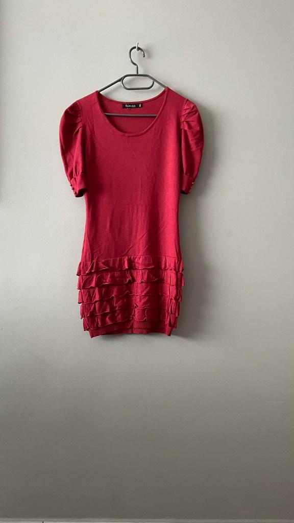 Vintage rode jurk uit 2000 nieuw M, REMIX, Ophalen of Verzenden, Nieuw, Rood