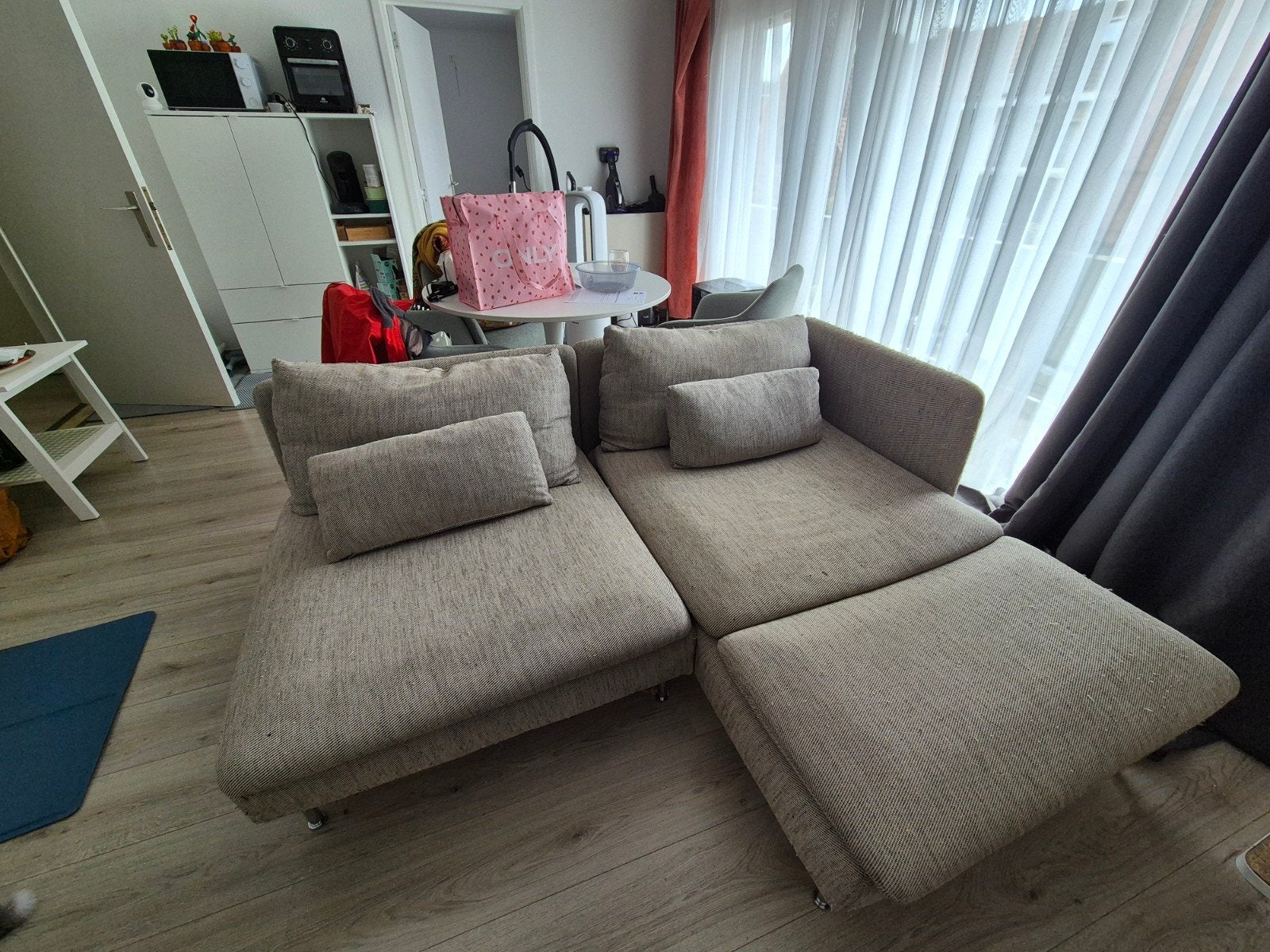 SÖDERHAMN zetel, Huis en Inrichting, Zetels | Complete zithoeken, Gebruikt, Stof, Ophalen