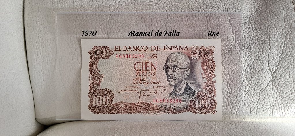 Spanje - 100 Pesetas 1970 - Unc, Postzegels en Munten, Ophalen of Verzenden, Overige landen, Los biljet
