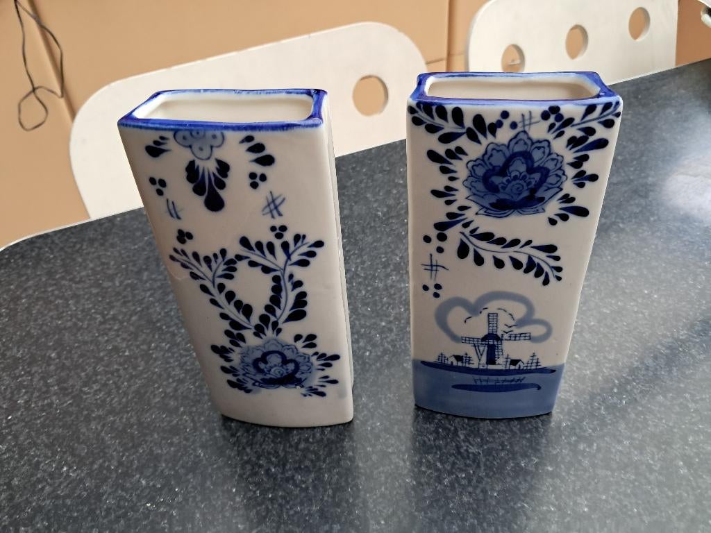 Waterbakje verwarming vintage Delfts blauw, Enlèvement ou Envoi