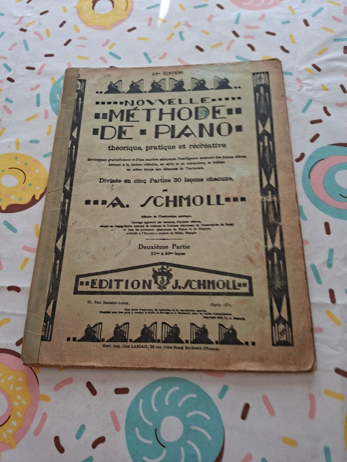 Méthode de piano. Schmoll. 2eme partie., Enlèvement ou Envoi