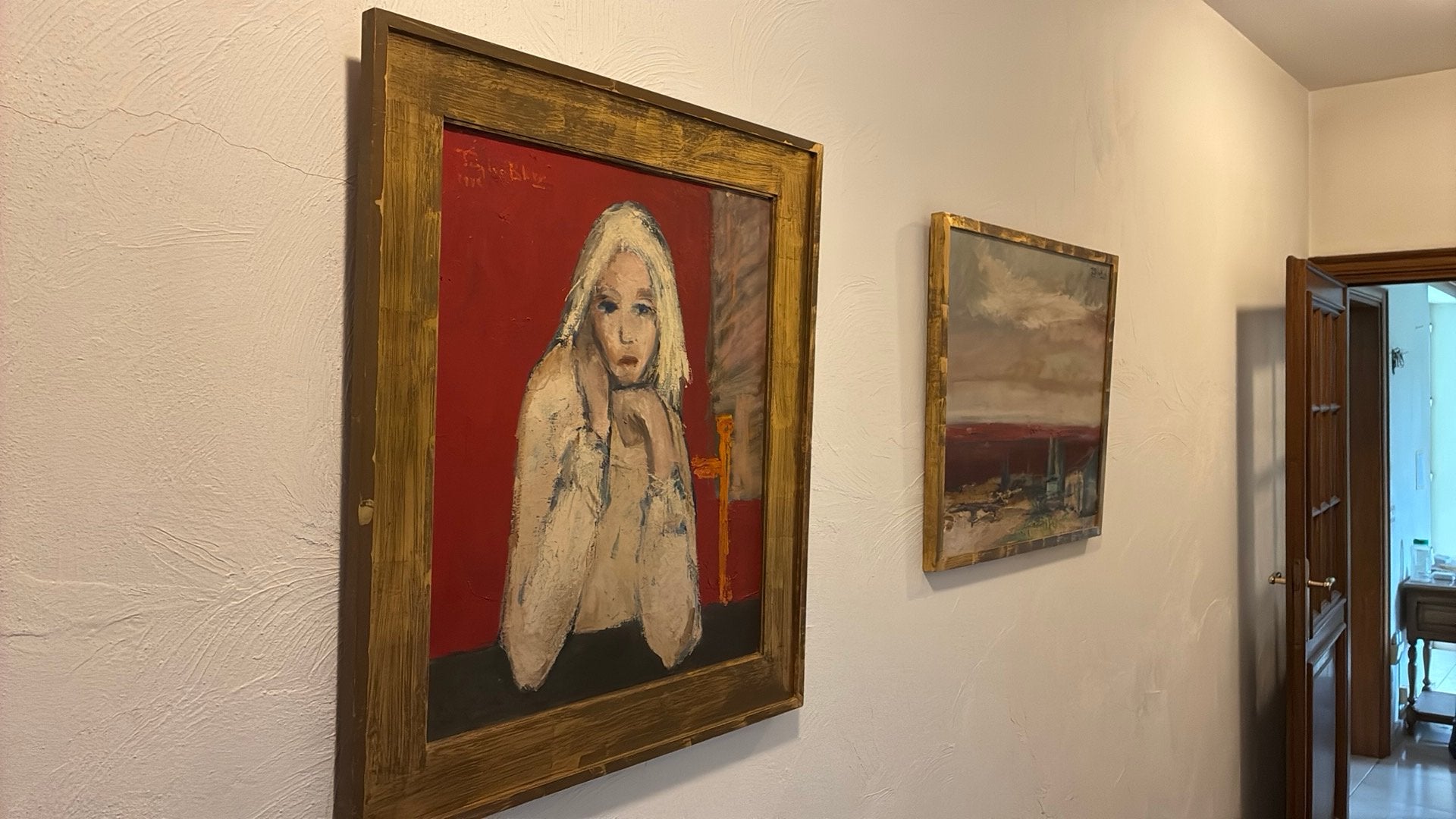 2 schilderijen van Tony-Luc Blickx, Antiek en Kunst, Ophalen