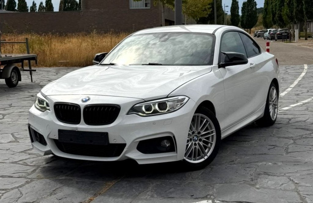 Bmw 220iA M-Pack Coupé Automaat, Auto's, BMW, Automaat, 4 cilinders, Wit, Bedrijf