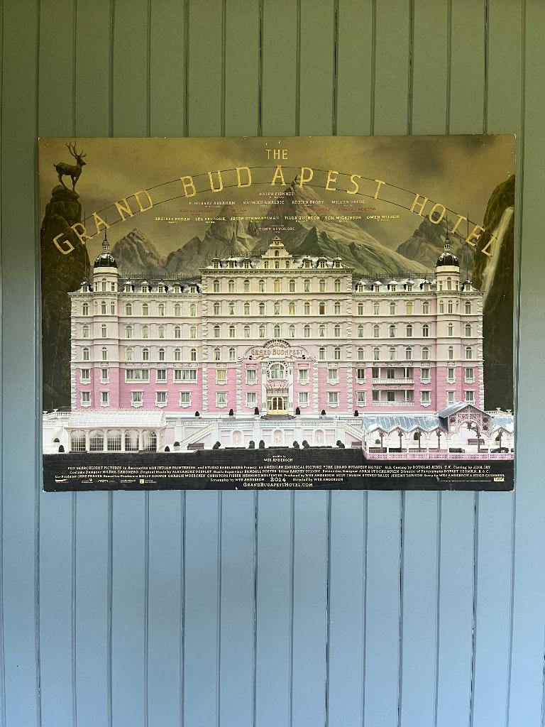 Wes Anderson — Grand Budapest Hotel — Canvas, Ophalen