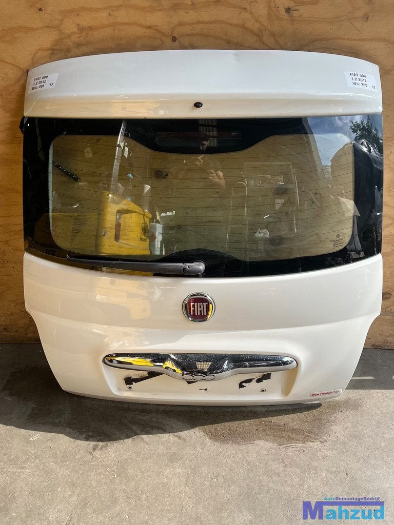 FIAT 500 wit 268 achterklep 2007+, Arrière, Stellantis Europe S.p.A., Info@stellantis.com, Utilisé