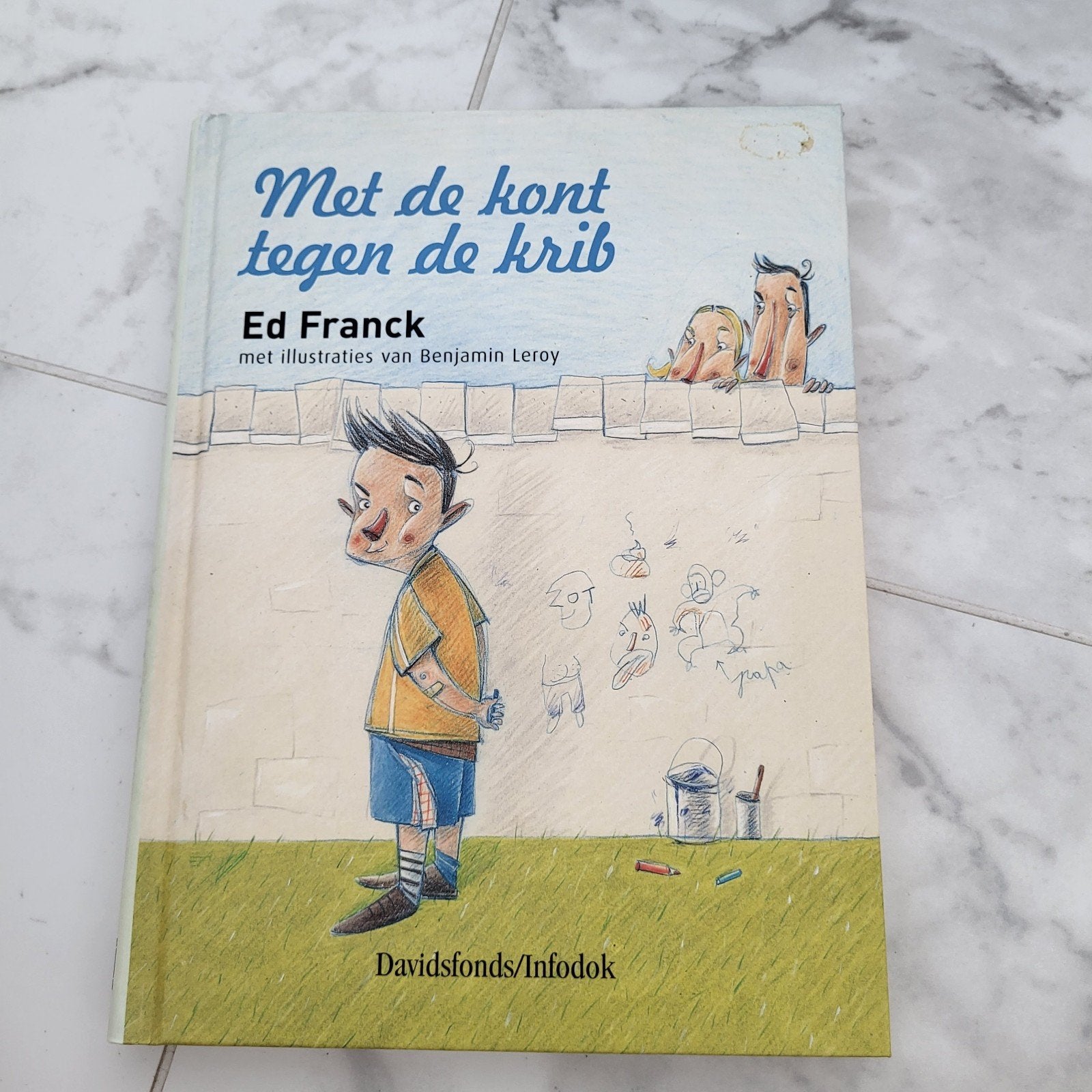 E. Franck - Met de kont tegen de krib, Ophalen of Verzenden, E. Franck