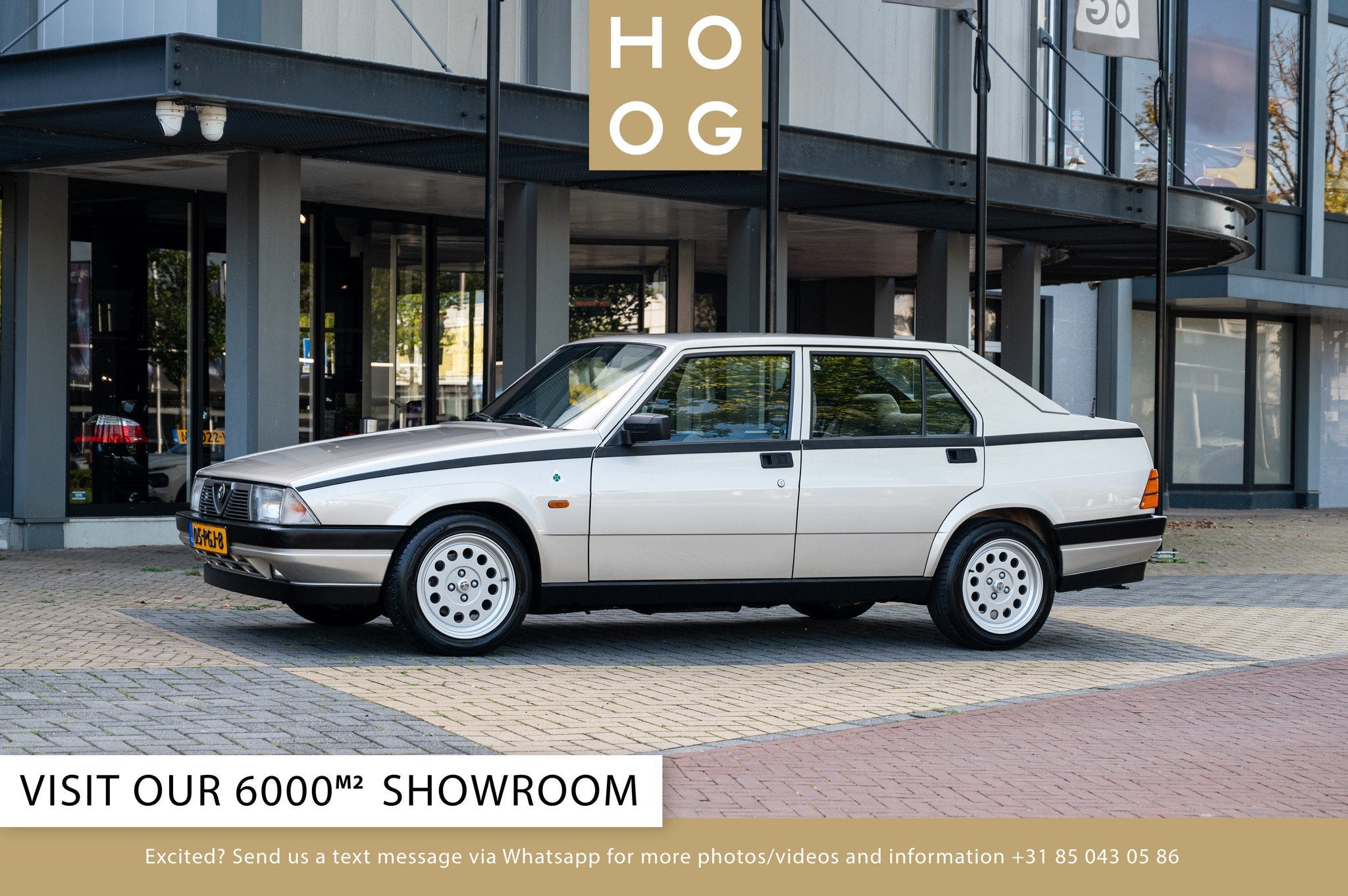 Alfa Romeo 75 1.6 (bj 1986), Auto's, 4 deurs, Stof, Gebruikt, 4 cilinders